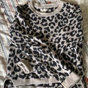 Cheetah print COZY sweater
